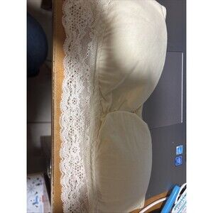 Sainteve Women's Yellow Strapless Bra S/M Stretch Cushioned